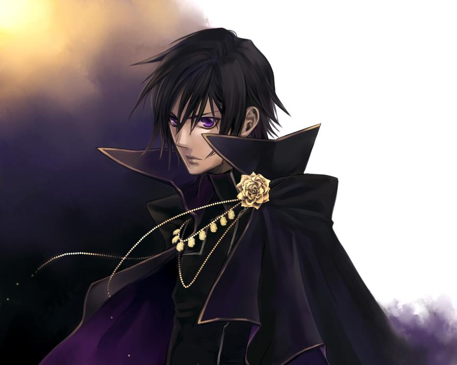 What are the key themes explored in Code Geass: Lelouch of the Rebellion?